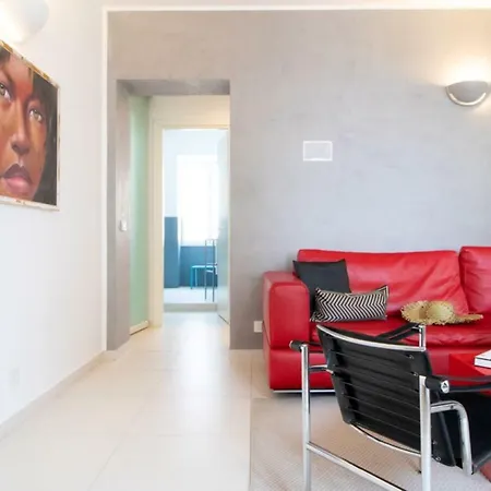 Lejlighed Casa Giulia - Beachfront With 2 Bedrooms, Air Conditioning And Private Parking, Just 30 Meters From The